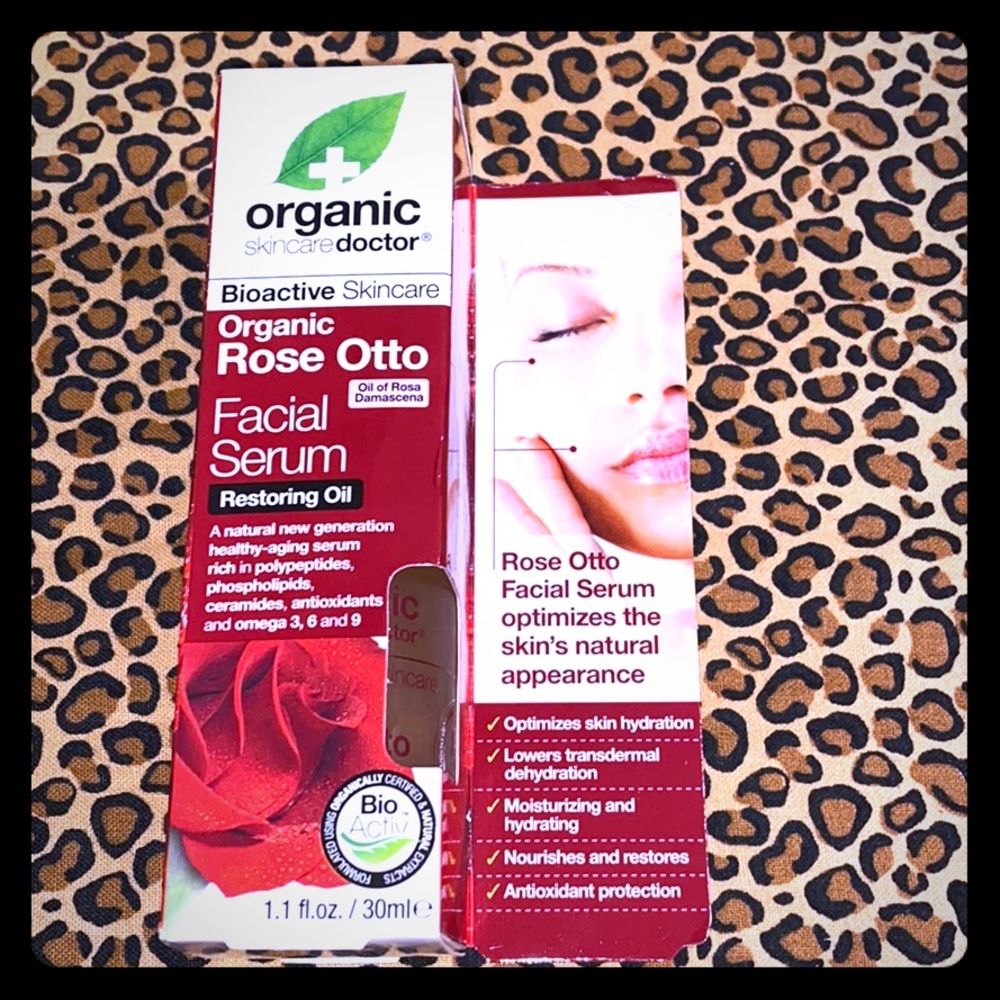 Organic Doctor Facial Serum, Organic Rose Otto